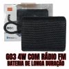 Caixa De Som Bluetooth Go 3 7.1 - Preto